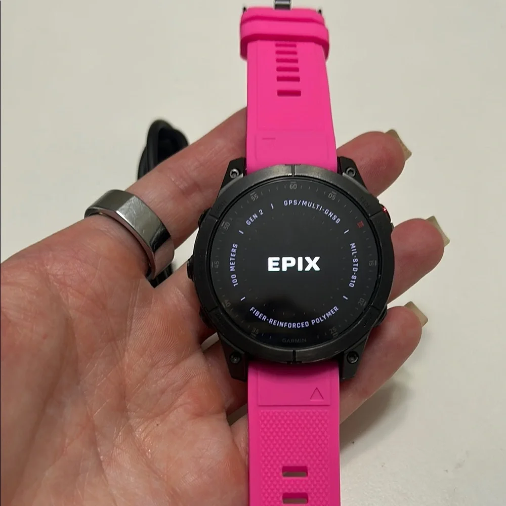 Garmin Epix Gen 2 Sapphire 47mm black Titanium GPS smartwatch excellent cond. - Picture 8 of 8